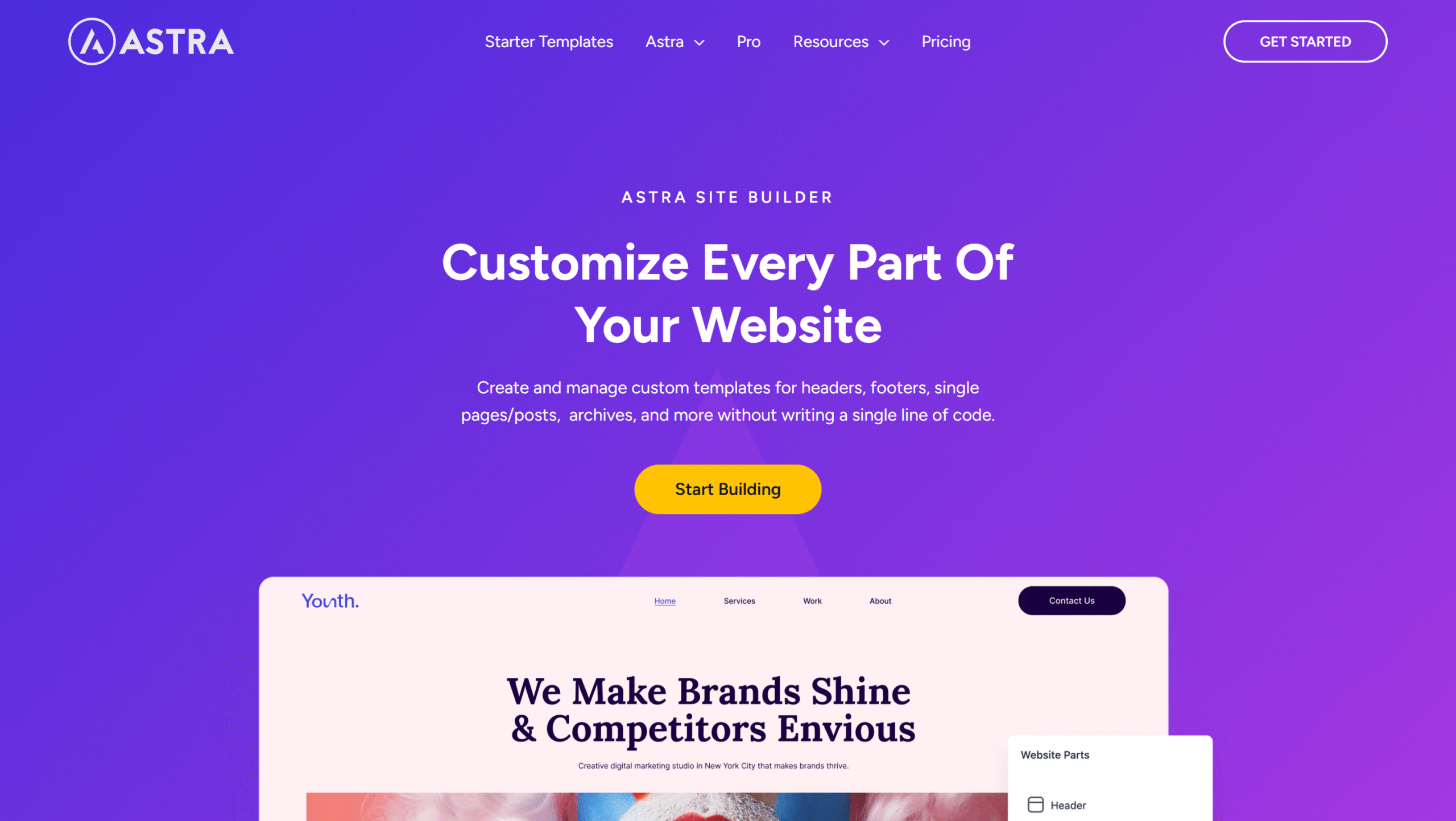 Astra theme wordpress